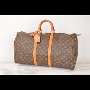AUTHENTIC Louis Vuitton Keepall 55 Travel Duffle